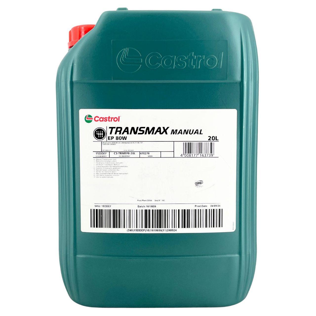 Castrol Transmax Manual EP 80W 20 Liter