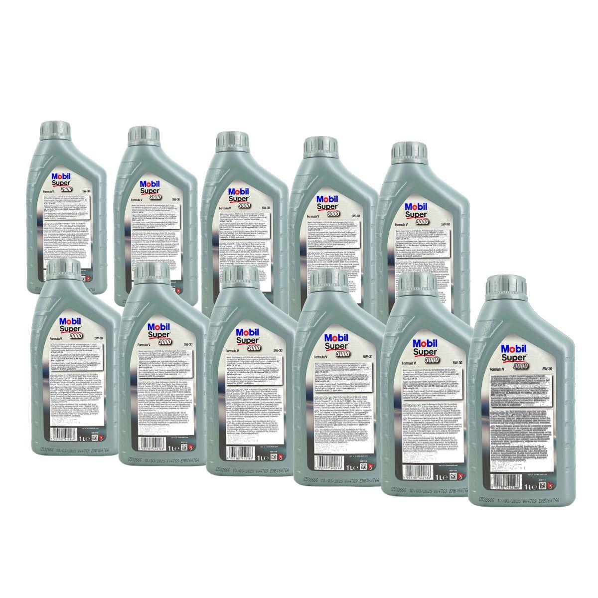 Mobil Super 3000 Formula V 5W-30 11x1 Liter