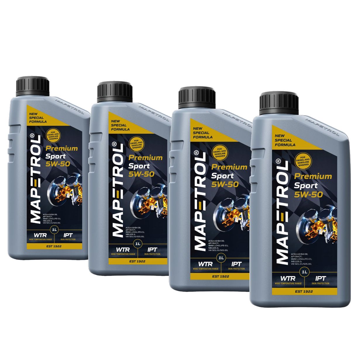 Mapetrol Premium Sport 5W-50 4x1 Liter