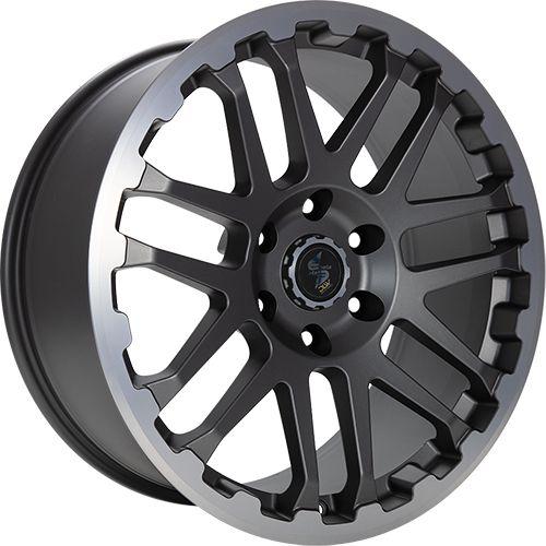 ETABETA COMBAT anthracite matt lip + cap polished 9.0Jx20 5x127 ET40