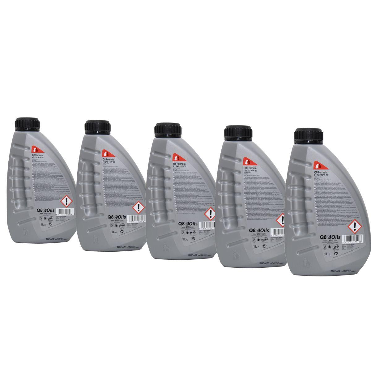 Q8 Formula F1 10W-50 5x1 Liter
