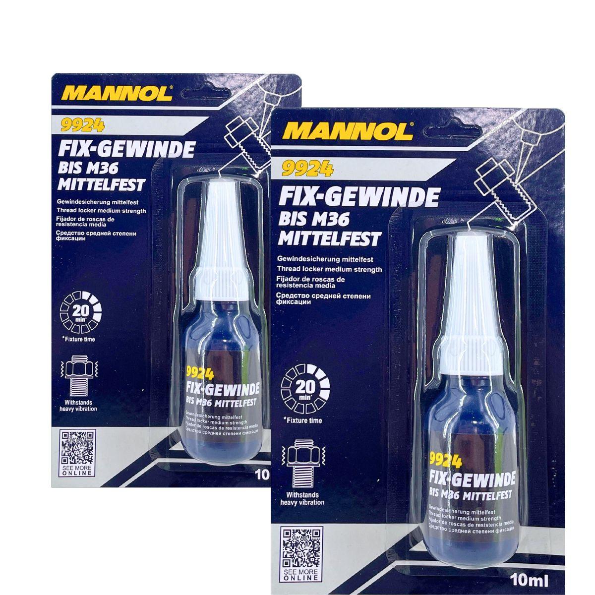 Mannol Fix-Gewinde bis M36 Mittelfest 2x10 ML
