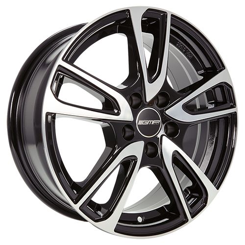 GMP ASTRAL schwarz diamantgeschliffen 7.0Jx17 4x100 ET45