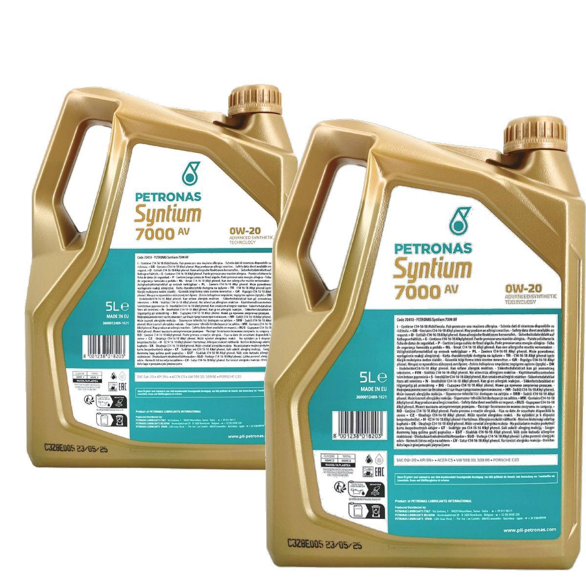 Petronas Syntium Supreme AV 0W-20 2x5 Liter
