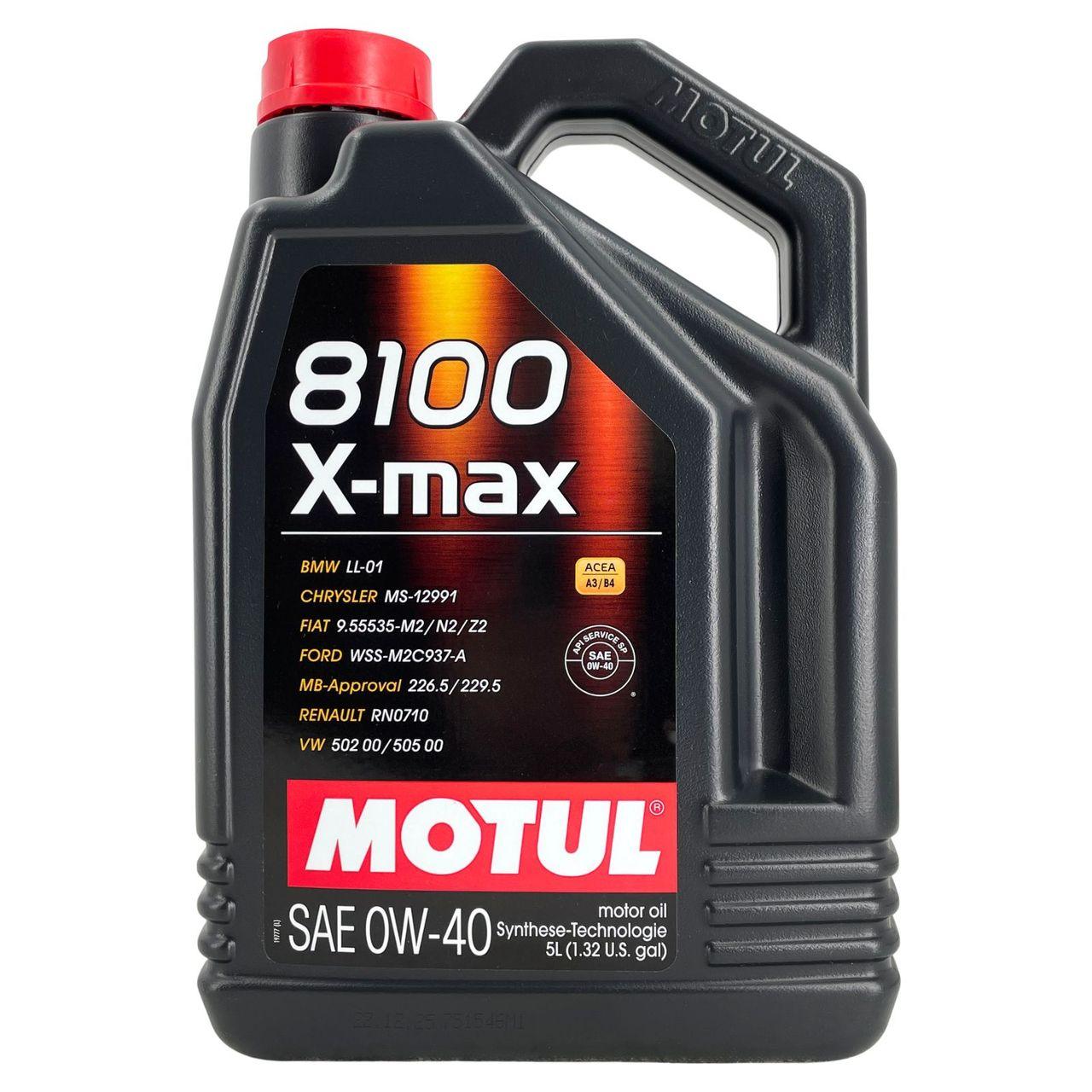Motul 8100 X-max 0W-40 5 Liter
