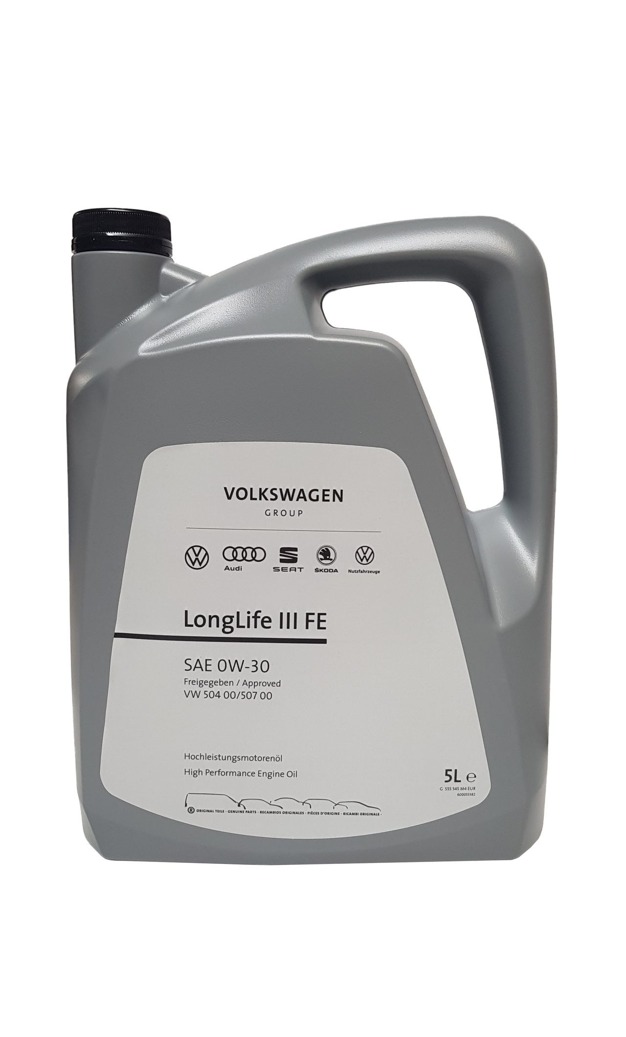 Original VW Audi Seat Skoda 0W-30 Longlife FE 3 2x5 Liter