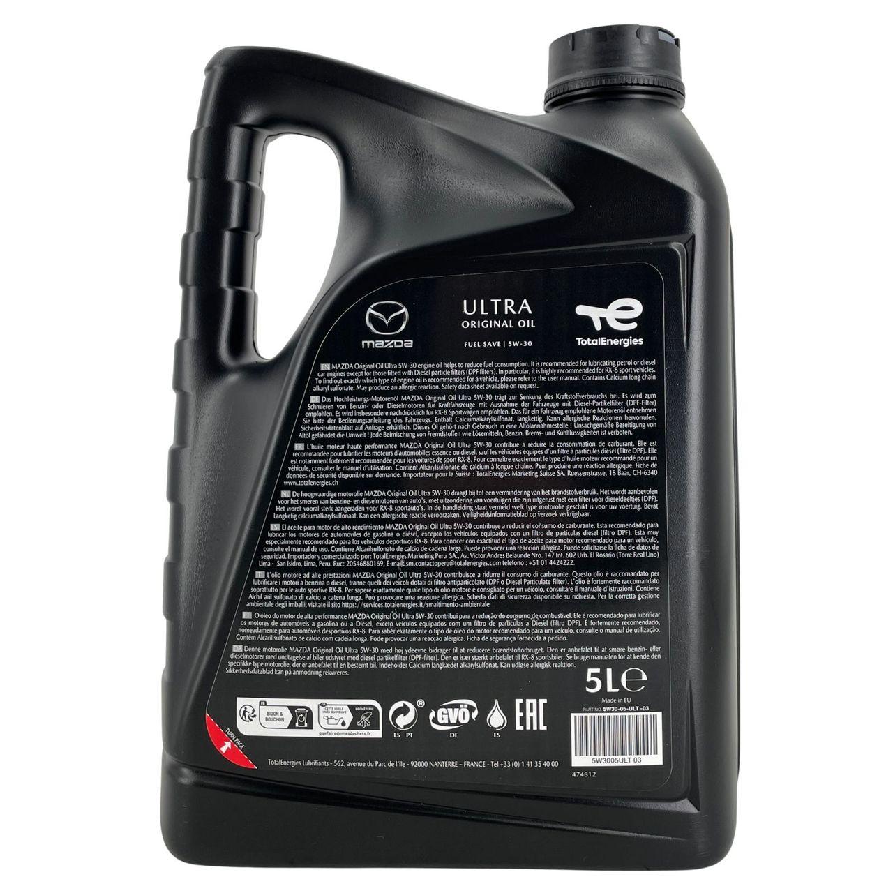 Mazda Original Oil Ultra 5W-30 5 Liter
