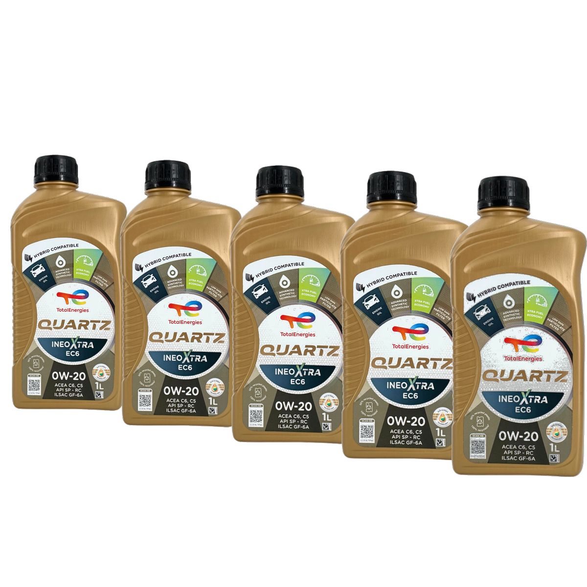 Total Quartz Ineo Xtra EC6 0W-20 5x1 Liter