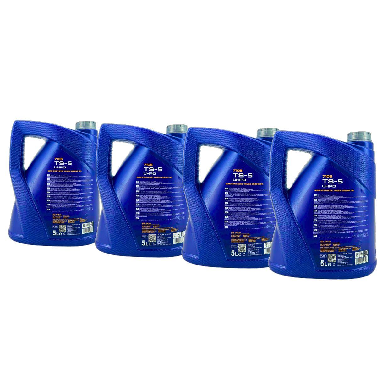 Mannol TS-5 UHPD 10W-40 4x5 Liter