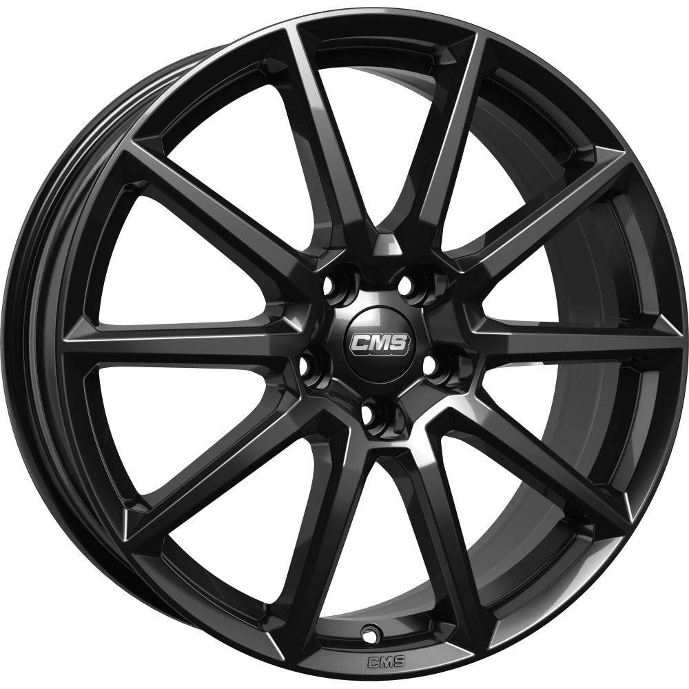 CMS C39 complete black gloss 9.0Jx18 5x112 ET58