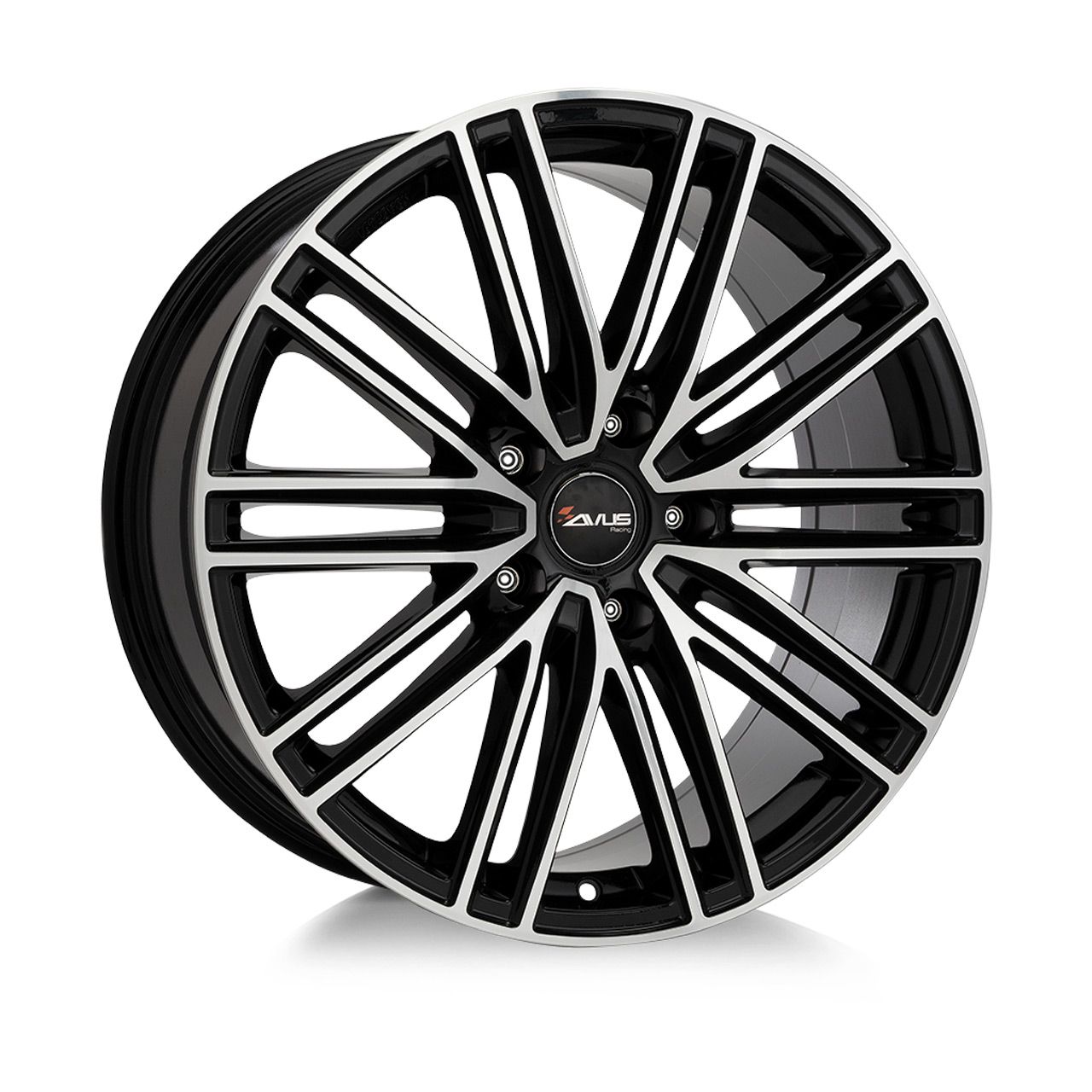 AVUS RACING AC-M08 black polished 11.5Jx22 5x130 ET52