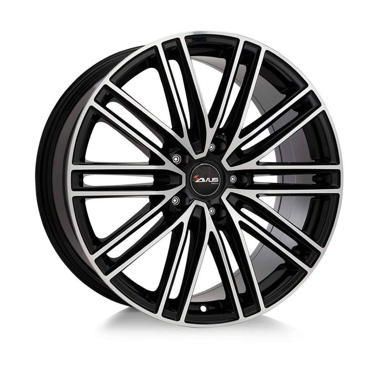AVUS RACING AC-M08 black polished 9.0Jx20 5x112 ET25