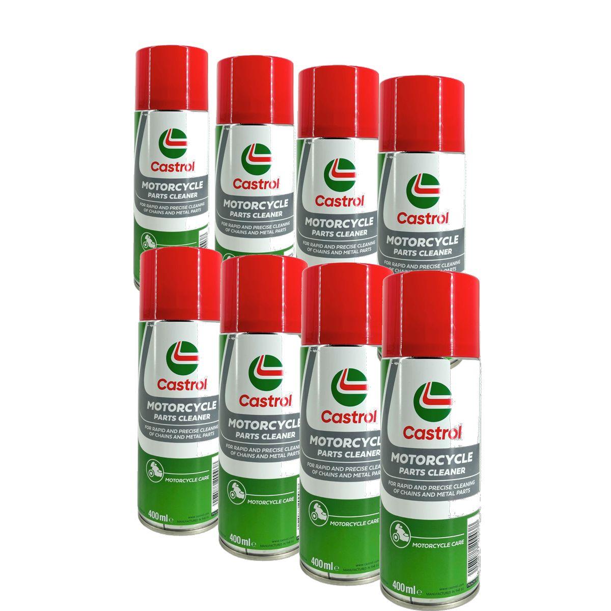 Castrol Motorcycle Parts Cleaner Teilereinigungsspray 8x400 ML