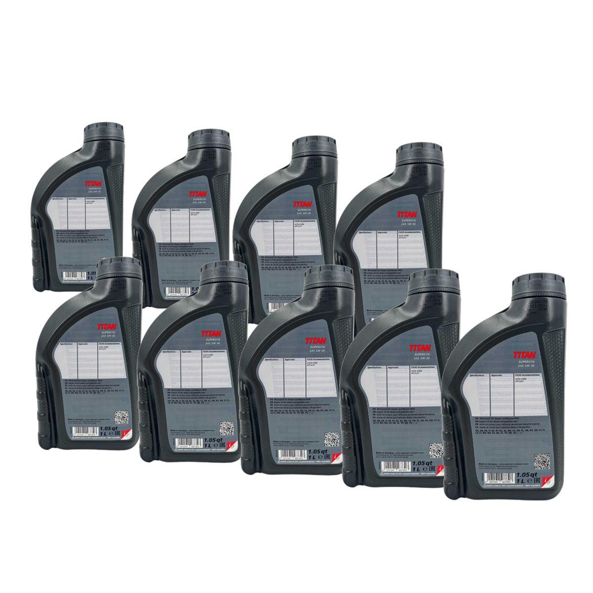 Fuchs Titan Supersyn 5W-50 9x1 Liter