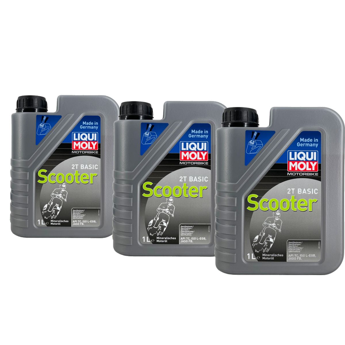 Liqui Moly Motorbike 2T Basic Scooter 3x1 Liter