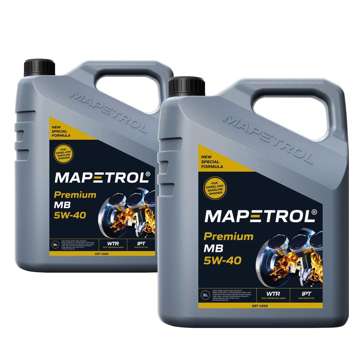 Mapetrol Premium MB 5W-40 2x5 Liter