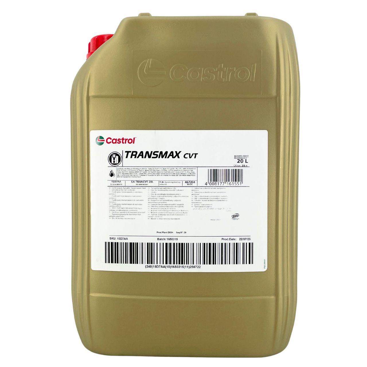 Castrol Transmax CVT 20 Liter