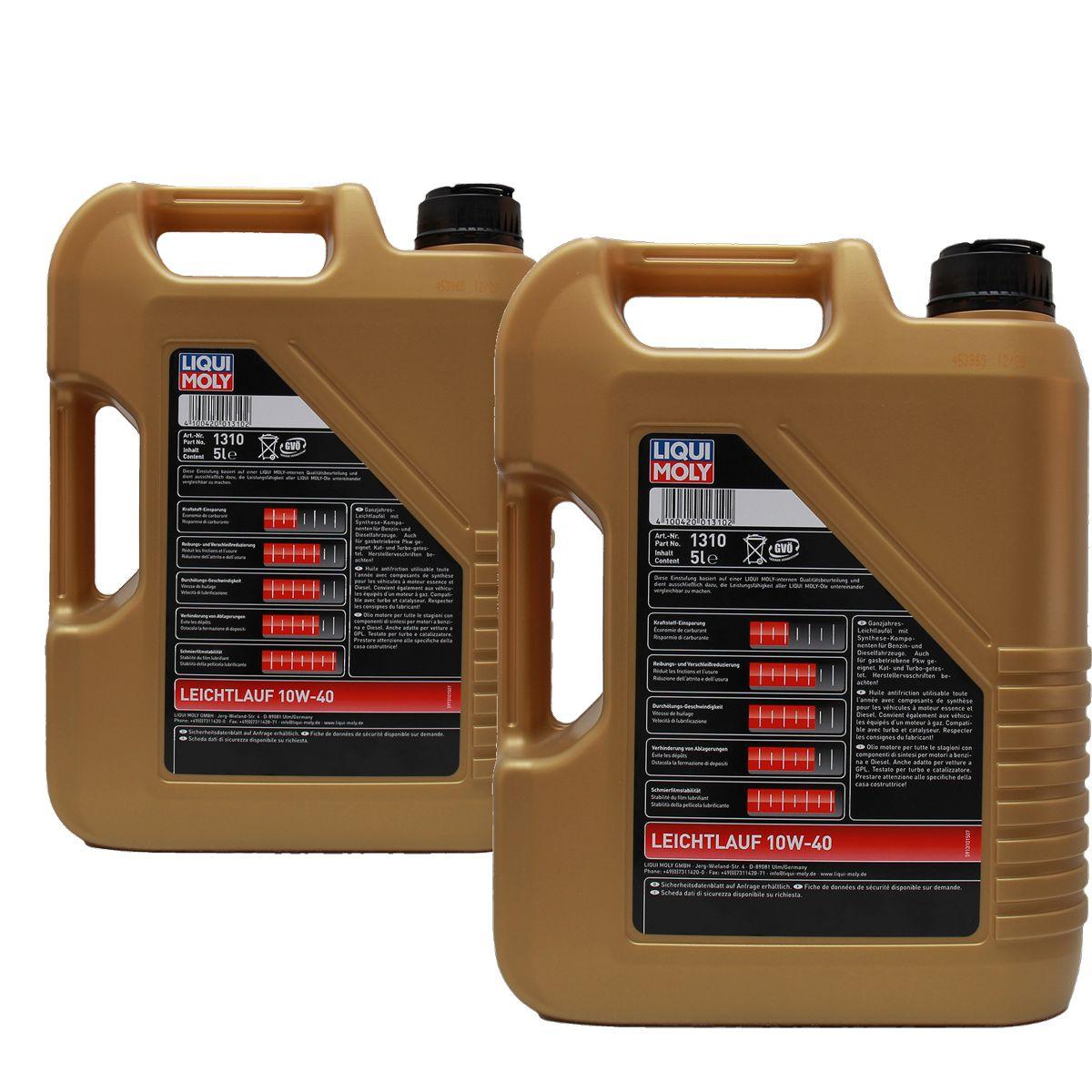 Liqui Moly Leichtlauf 10W-40 2x5 Liter