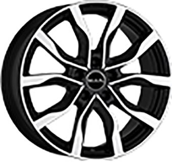 MAK HIGHLANDS schwarz spiegelpoliert 9.5Jx20 5x120 ET40