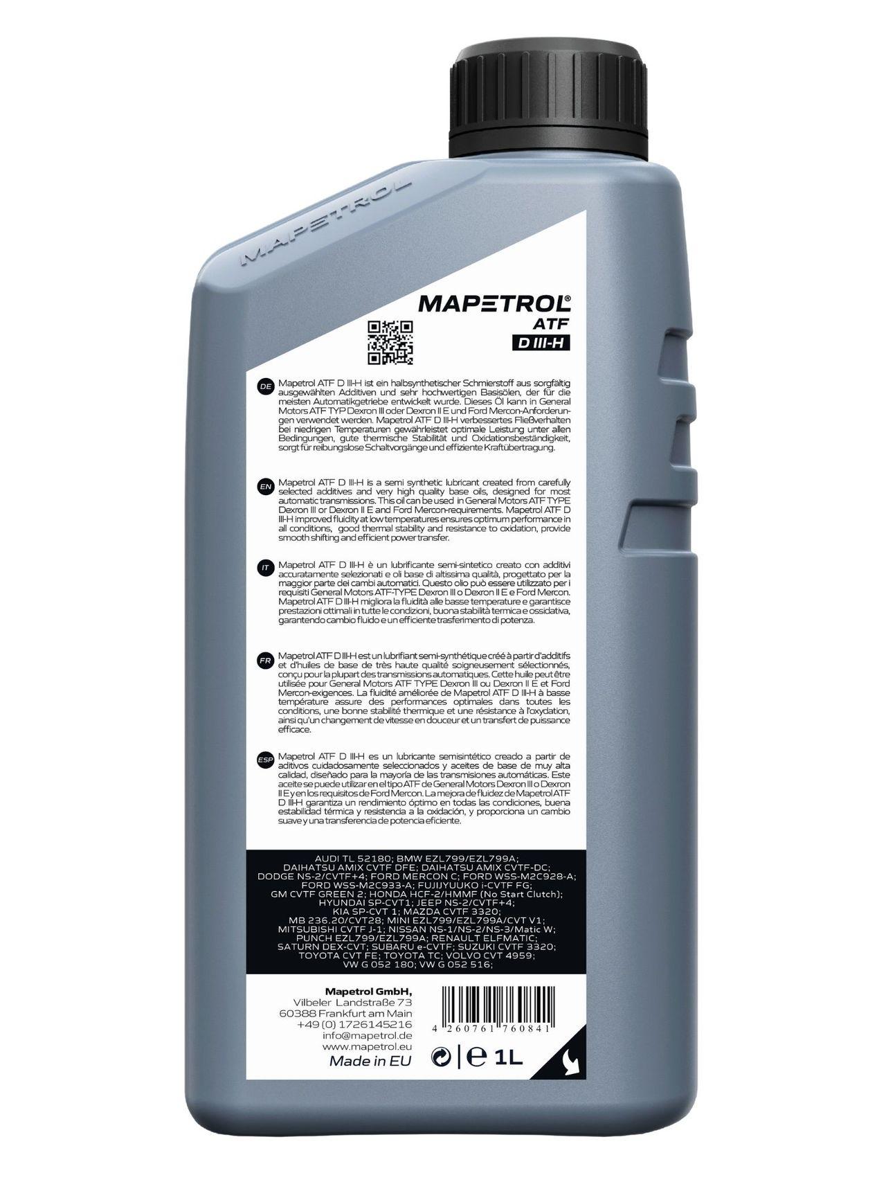 Mapetrol ATF D III-H 1 Liter