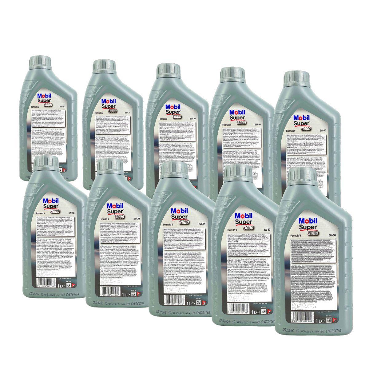 Mobil Super 3000 Formula V 5W-30 10x1 Liter