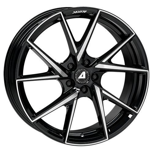 ALUTEC ADX.01 5-LOCH diamantschwarz frontpoliert 7.5Jx18 5x112 ET45