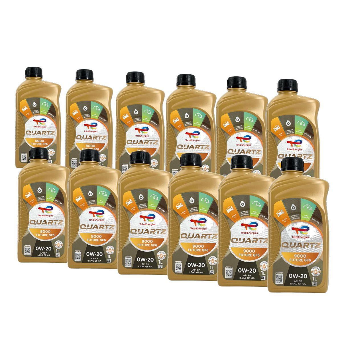 Total Quartz 9000 Future GF6 0W-20 12x1 Liter