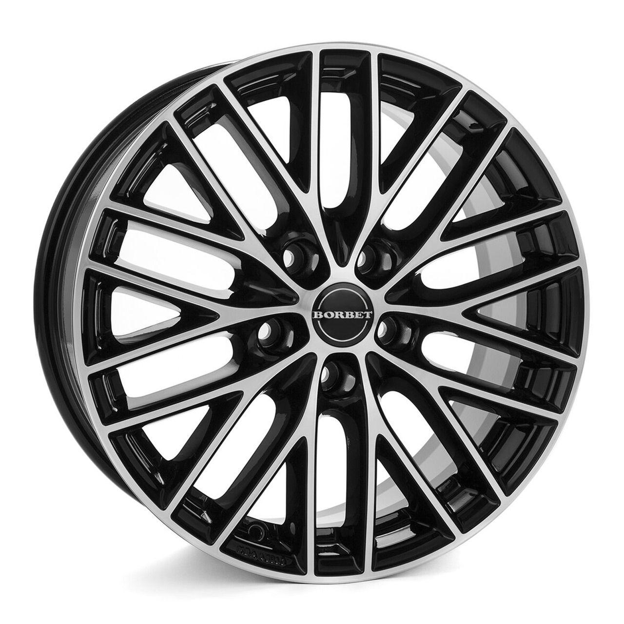 BORBET DESIGN BS5 black polished glossy 8.0Jx19 5x108 ET42