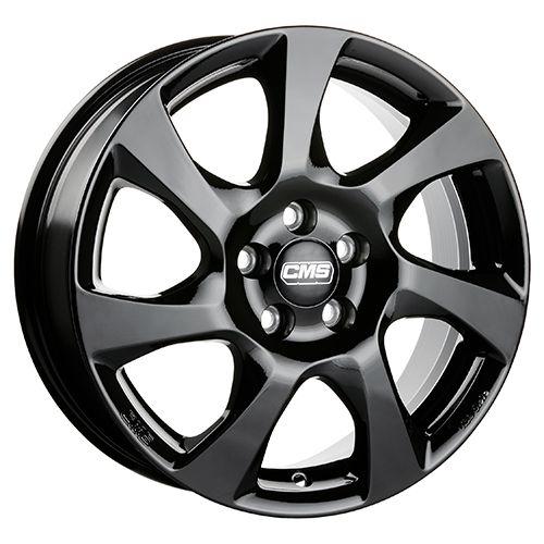 CMS C24-CBG complete black gloss 6.0Jx15 5x114.3 ET38