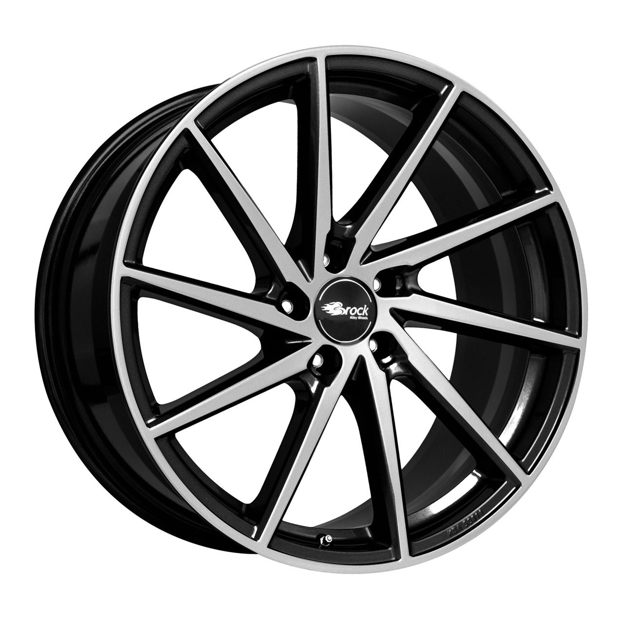 BROCK B37 schwarz glanz voll-poliert (sgvp) 8.5Jx19 5x114.3 ET54