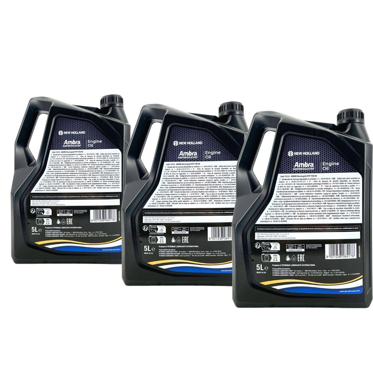 AmbrA Master Gold HSP 15W-40 3x5 Liter