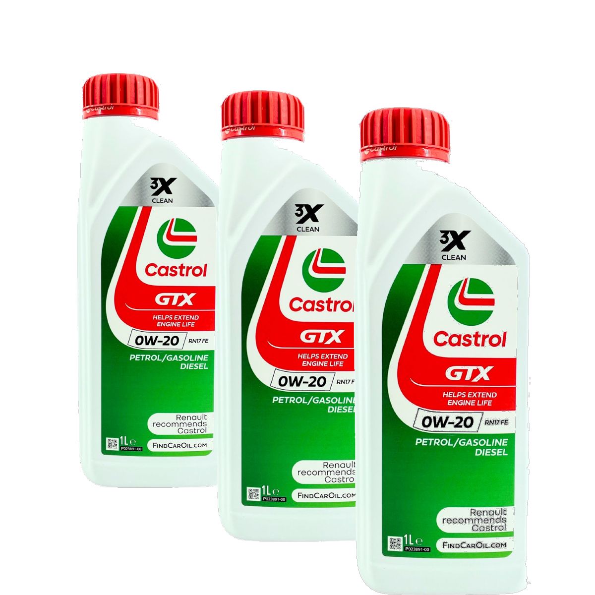 Castrol GTX 0W-20 RN17 FE 3x1 Liter