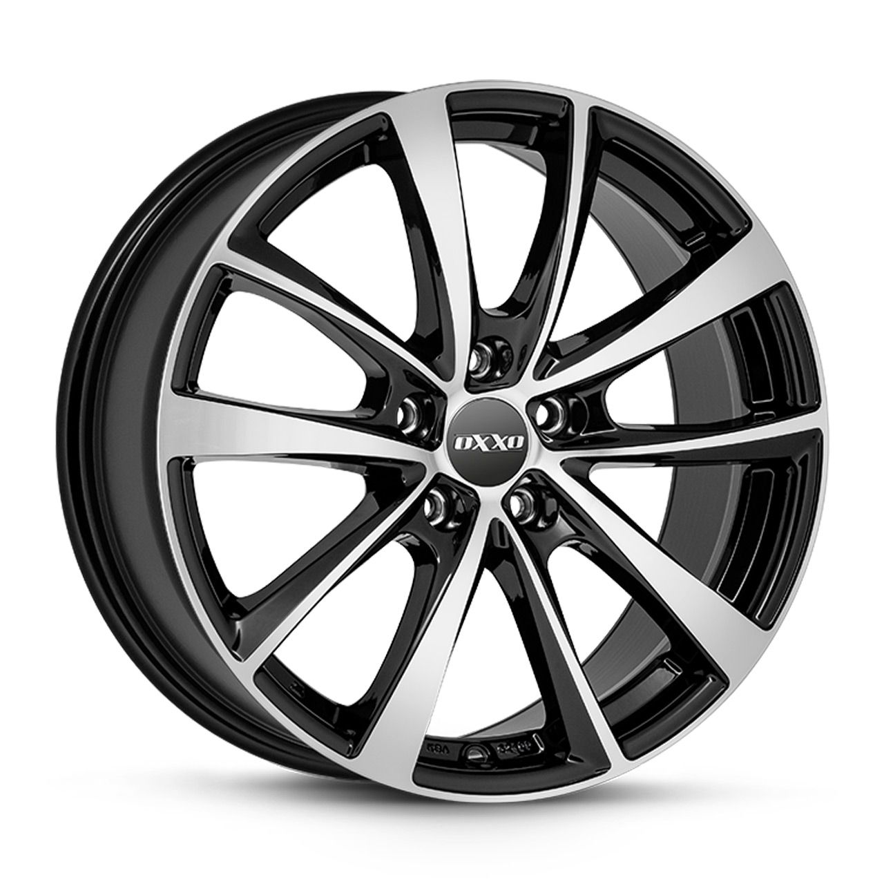 OXXO WHEELS VIDORRA BLACK-5 schwarz poliert 7.5Jx19 5x108 ET46