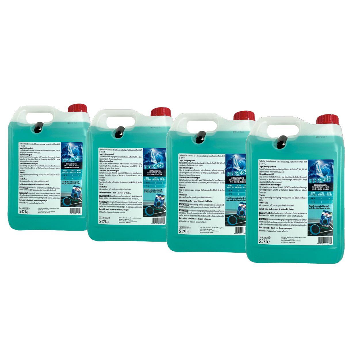 Sonax AntiFrost+KlarSicht bis -18 °C Ice-fresh 4x5 Liter